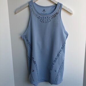Adidas Primeblue RBack Tank Top Baby Blue Size S